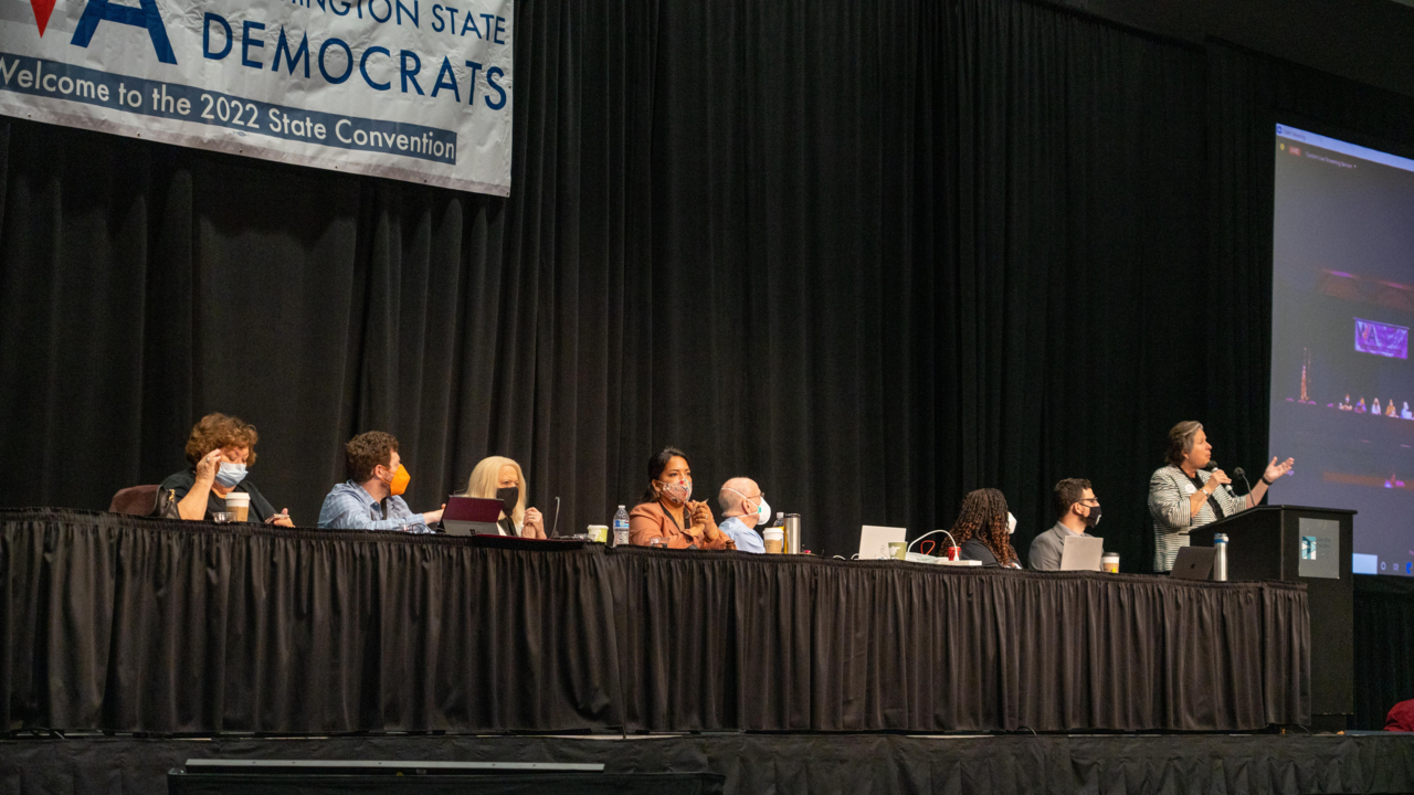 ‘Don’t agonize, organize.’ State Democrats’ Tacoma convention offers rally cry after Roe