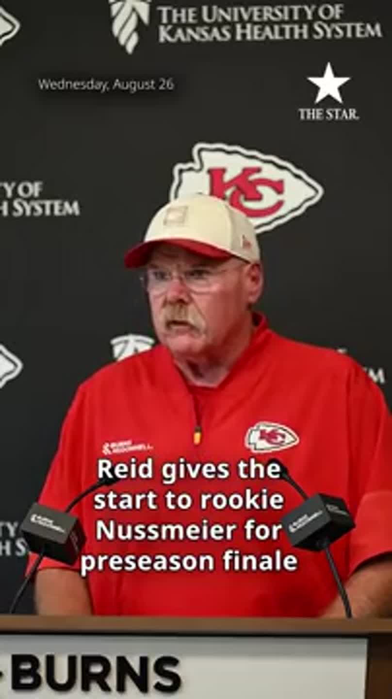 Reid gives starting job to rookie Garrett Nussmeier for the preseason finale