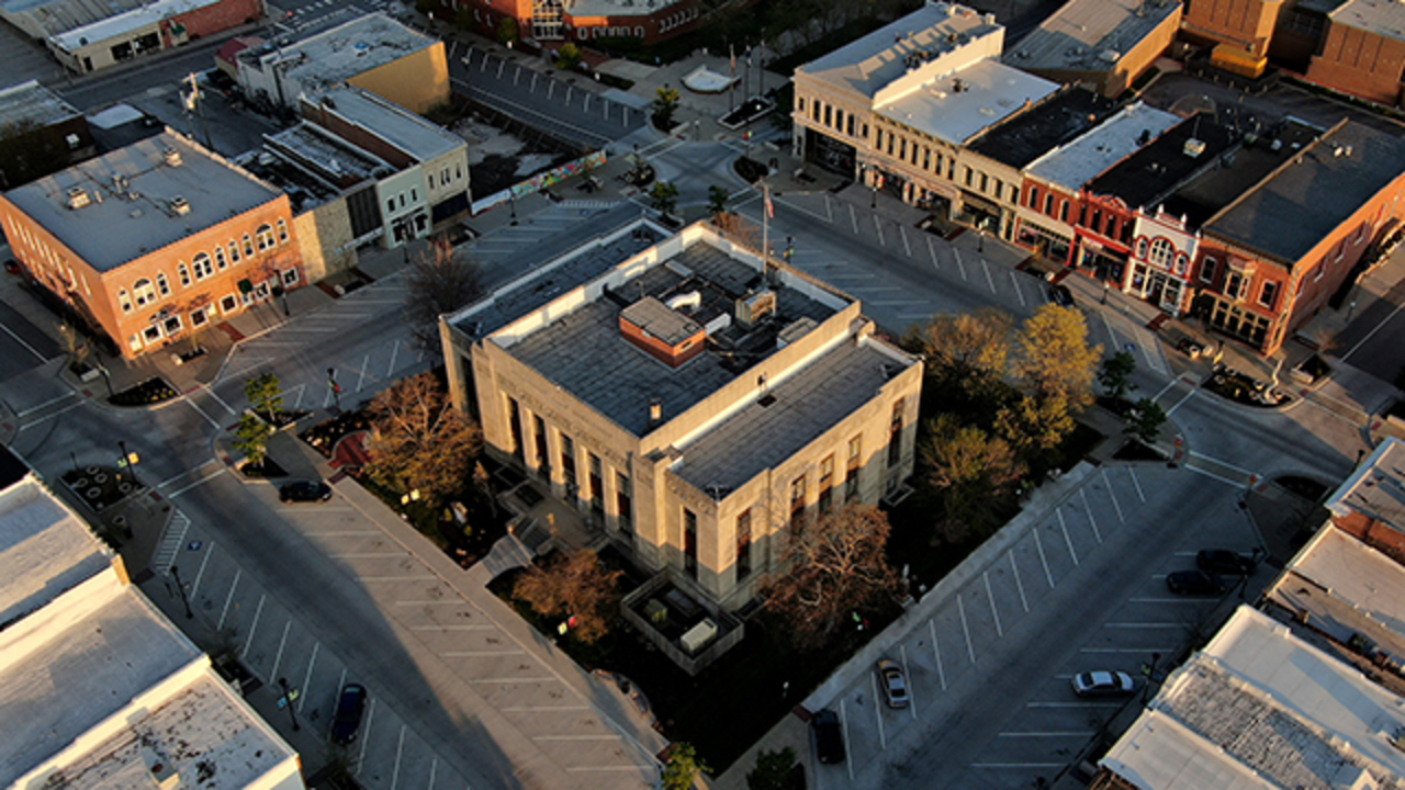 These KC-area cities stood nearly empty during the coronavirus lockdowns. Here’s what they look like from above