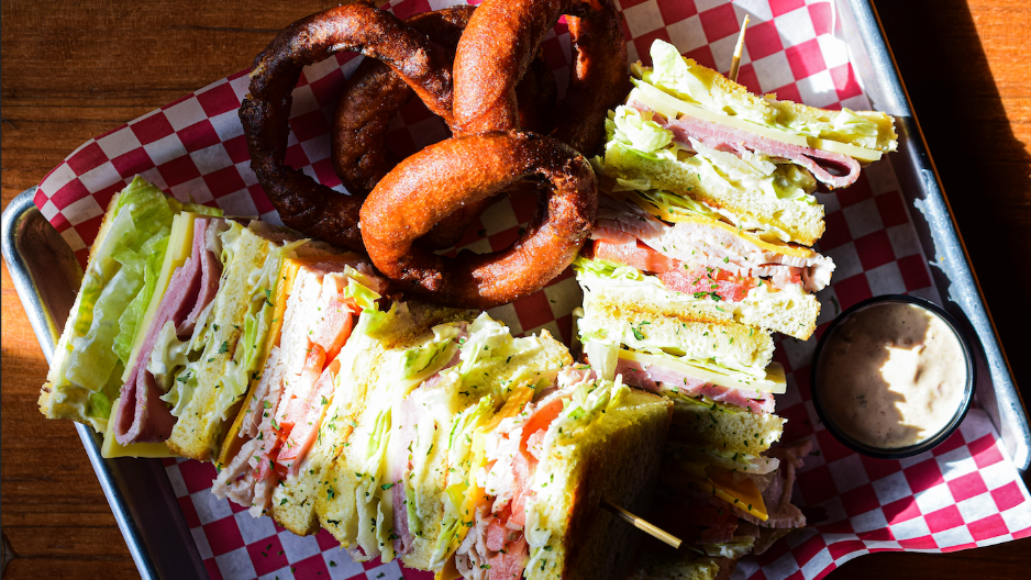 New Frontier makes a massive club sando in Tacoma
