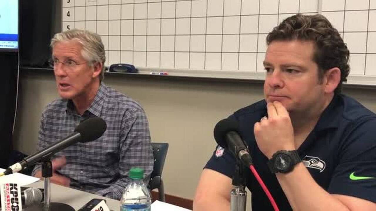 Carroll, Schneider on Seahawks’ 2nd-round pick Ethan Pocic: “2 1/2 players in 1 guy”