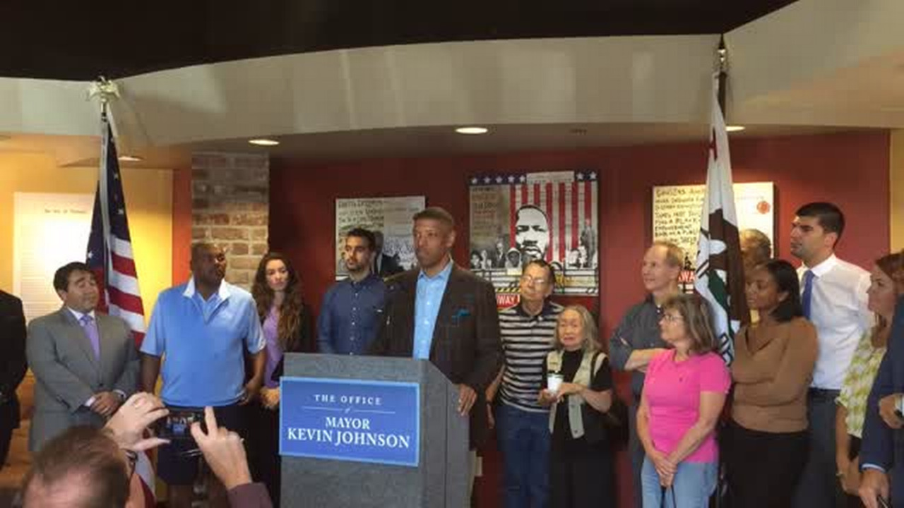 Video: Mayor Kevin Johnson announces he will not seek a third term