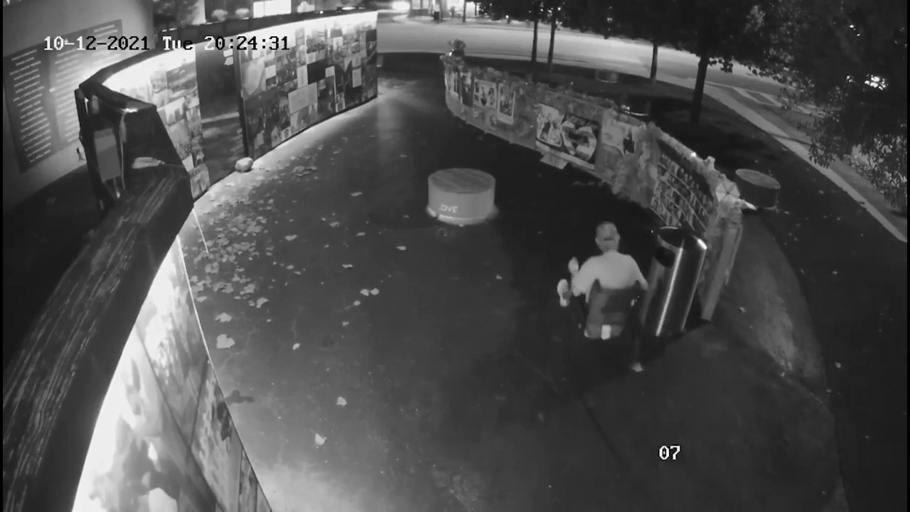 Man charged with criminal mischief after setting fire to the Pulse Memorial in Orlando