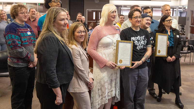 Boise mayor gives special message on Trans Day of Visibility