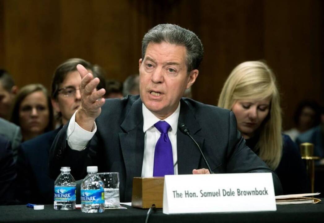 For Brownback, D.C. confirmation hearing offers reprieve from Kansas controversies