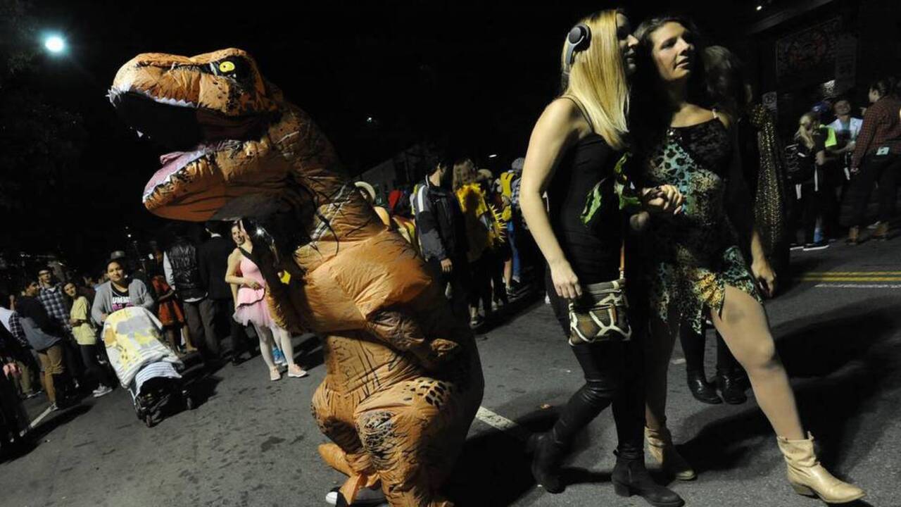 Bananas and ‘bro’s’ abound at Chapel Hill’s Homegrown Halloween on Franklin Steeet