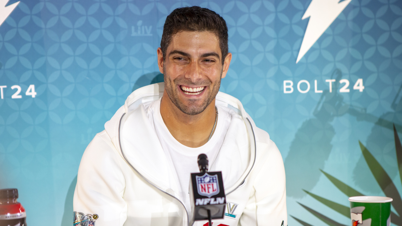 The 49ers are ‘a tough team to beat,’ says QB Jimmy Garoppolo in Miami