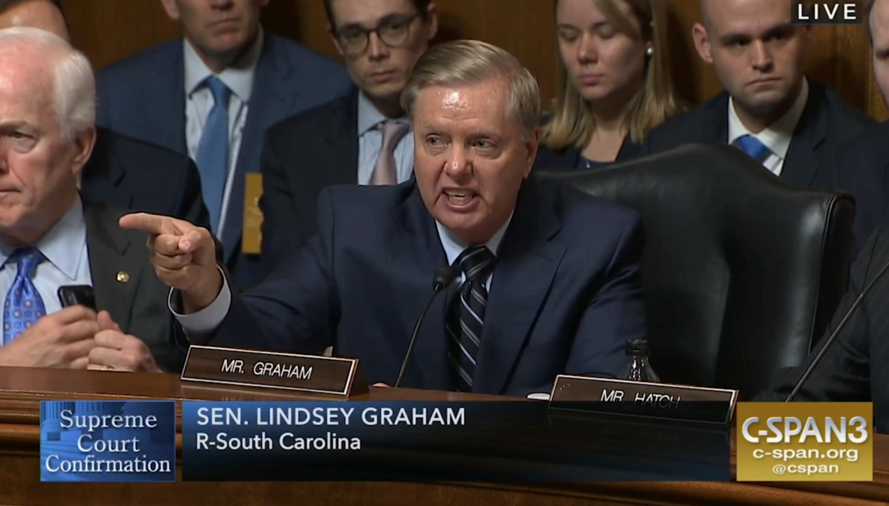Graham’s defense of Kavanaugh has conservatives applauding. How long will that last?
