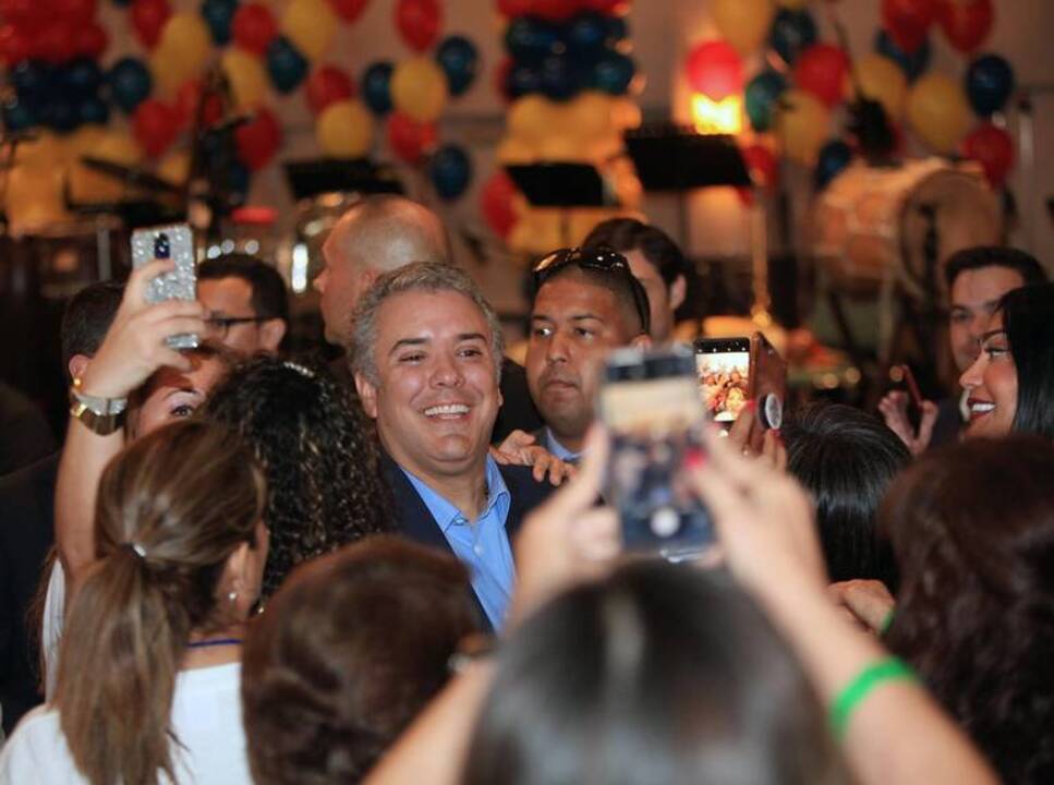 El presidente de Colombia Iván Duque visita a Miami