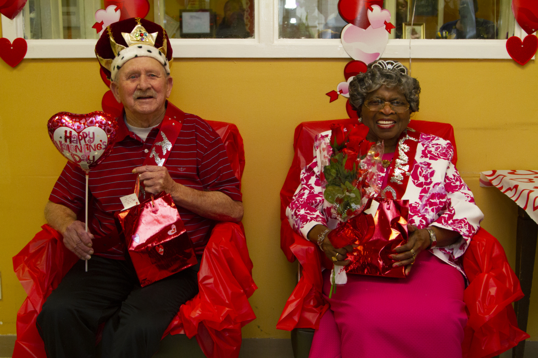Watch as Magnolia Manor West’s Valentine’s king and queen are introduced