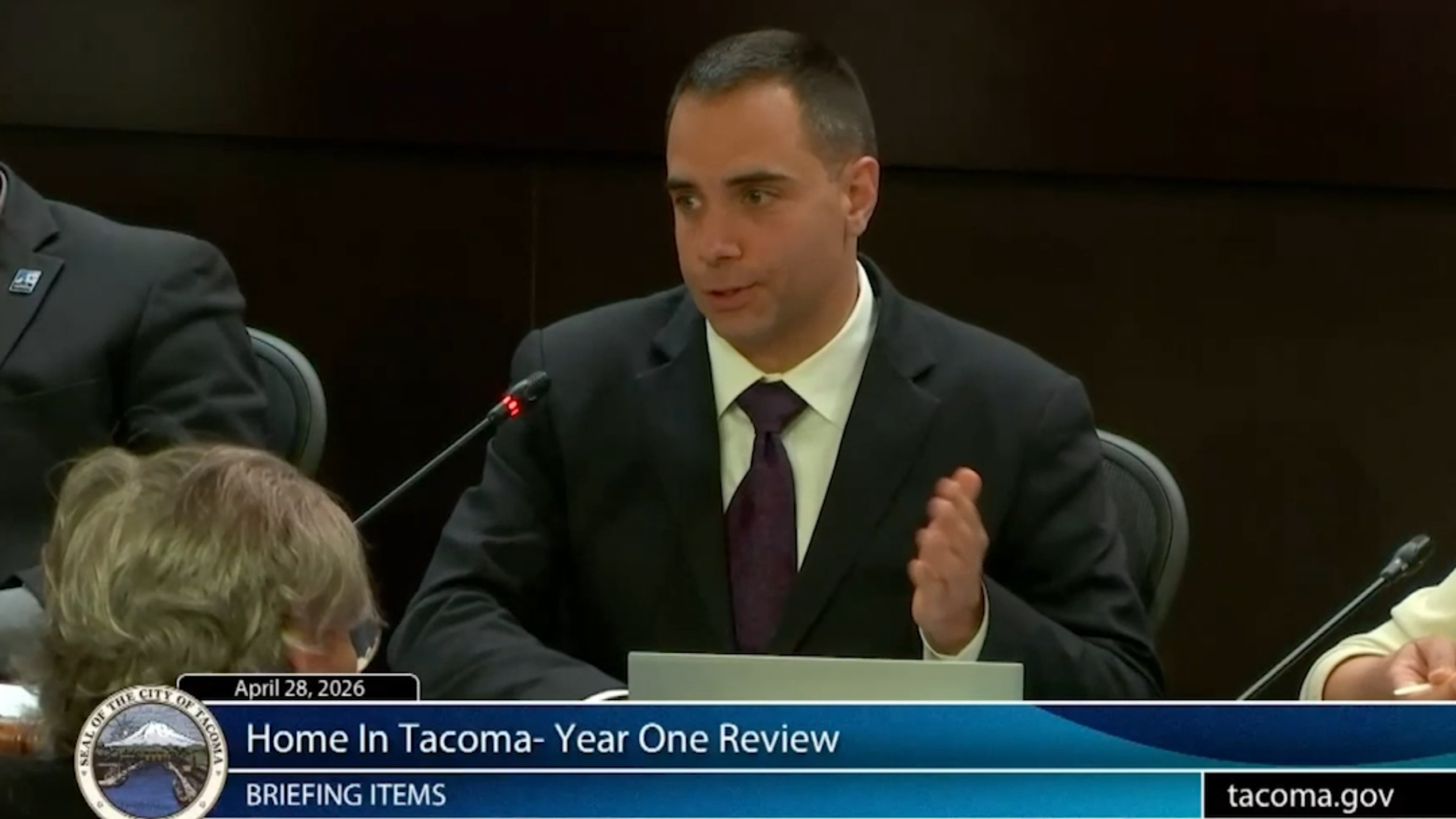 Keith Blocker Home In Tacoma's Year 1 review with City Council (Video) | Tacoma News ...