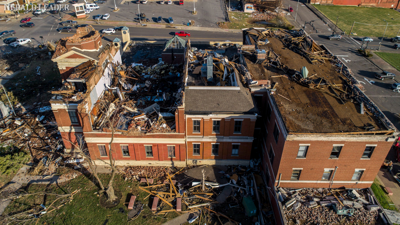 Slideshow: Remains of businesses, homes after tornado devastates Bowling Green & Mayfield