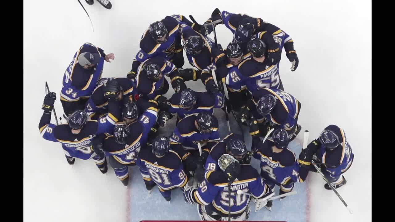 Photos from the St. Louis Blues win in the Western Conference Finals