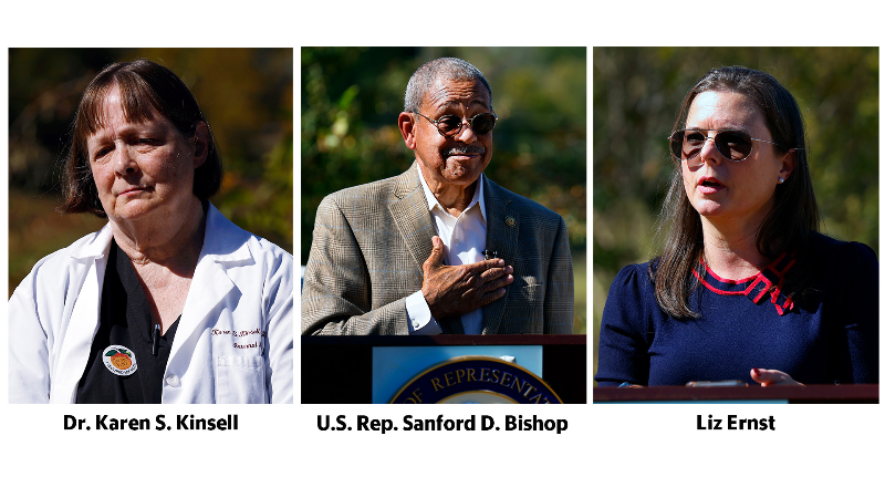 Congressman, physician, advocate visit Columbus, push for protecting healthcare amid shutdown