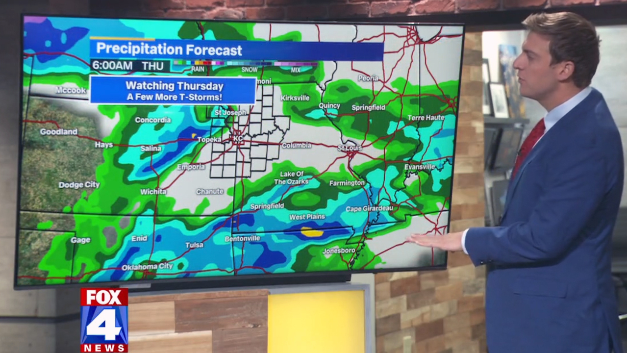 Rain showers, thunderstorms, severe weather possible in Kansas City ...