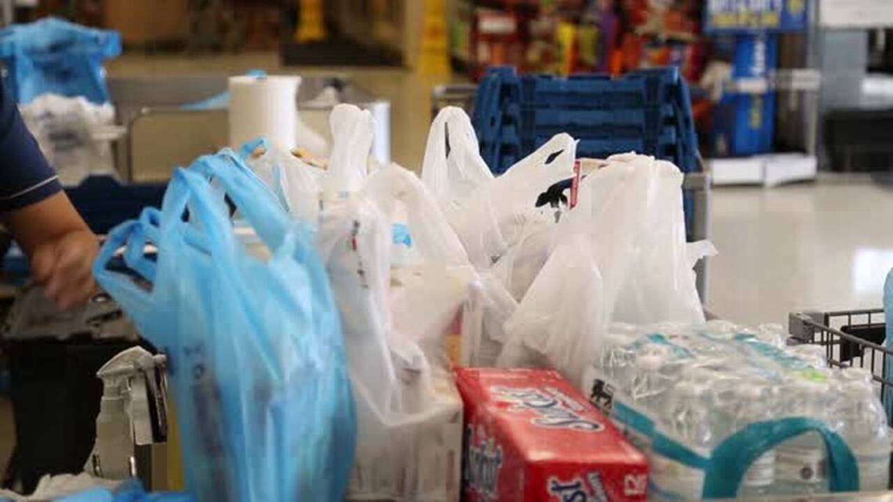 Stocking up before Hurricane Matthew "just in case"