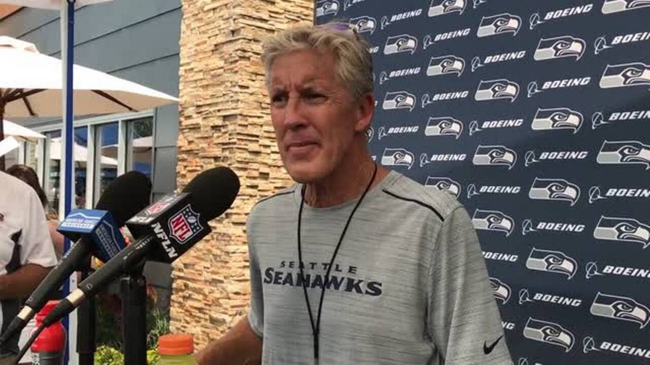 Pete Carroll: “No room” for Frank Clark punching Germain Ifedi; more on Malik McDowell