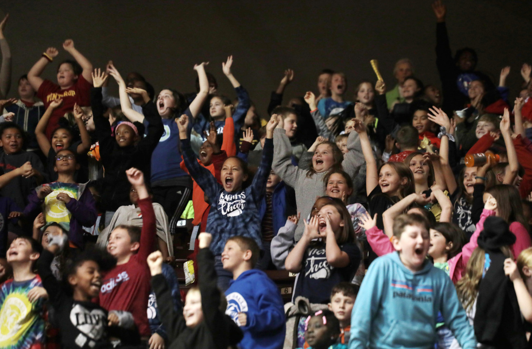 Young Rock Hill students fill Coliseum, energize Winthrop basketball to skid-ending win