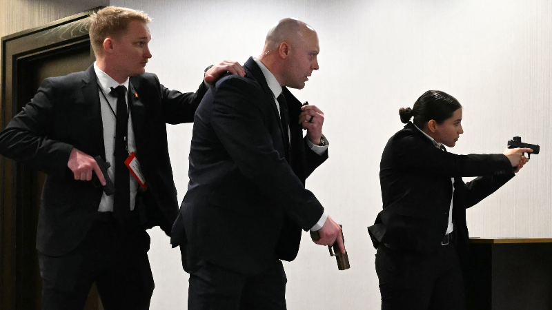 Trump evacuated after reports of shots fired at Washington dinner