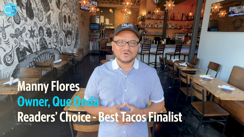 Video: CharlotteFive Readers' Choice best tacos runner up: Que Onda