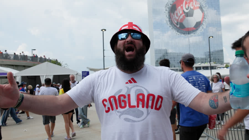 'It's coming home' - England fans celebrate comeback win over DR Congo