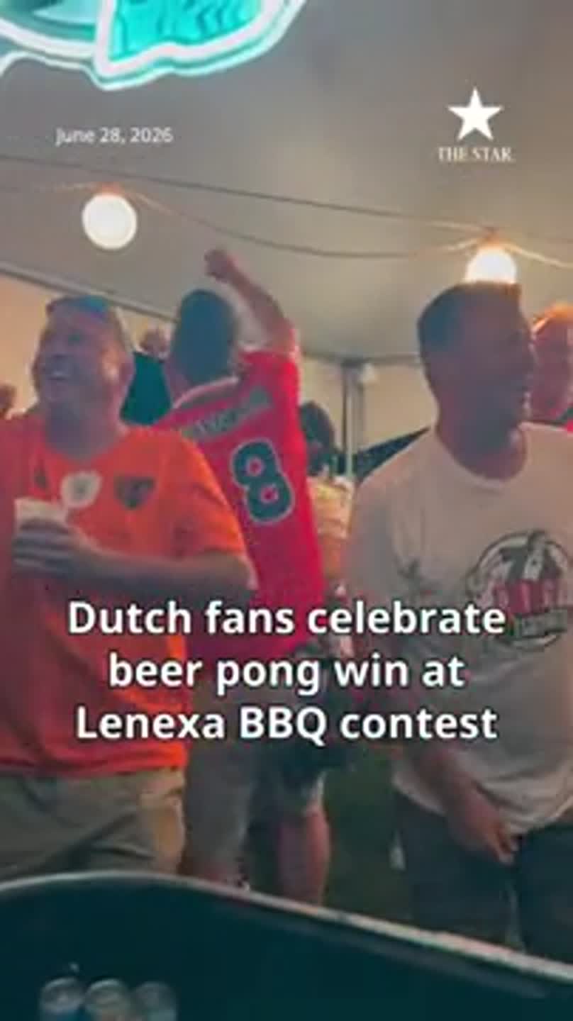 'Links Rechts' isn't just for soccer: Dutch fans dance at Lenexa BBQ contest