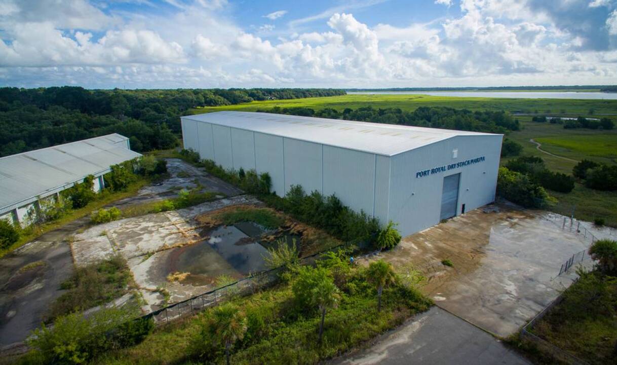 Drone offers different look at the Port of Port Royal