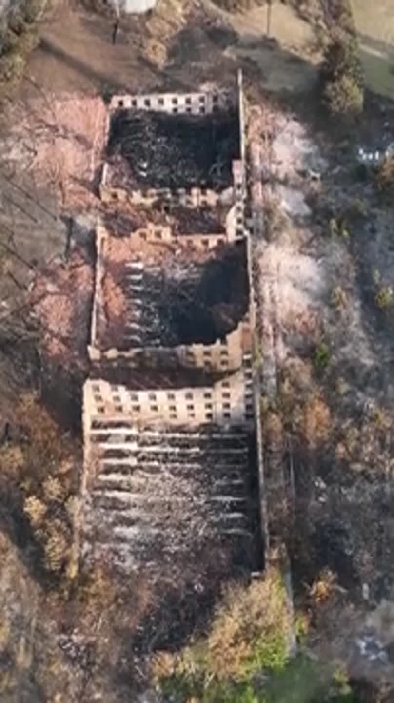 Drone video: Historic Kentucky bourbon distillery catches fire