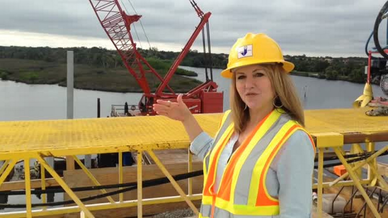 Fort Hamer Bridge project, which will give Manatee County a new north-south corridor, is about one-fifth completed 