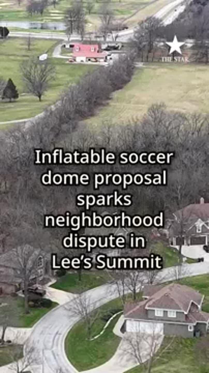 Inflatable soccer dome proposal sparks neighborhood dispute in Lee’s Summit