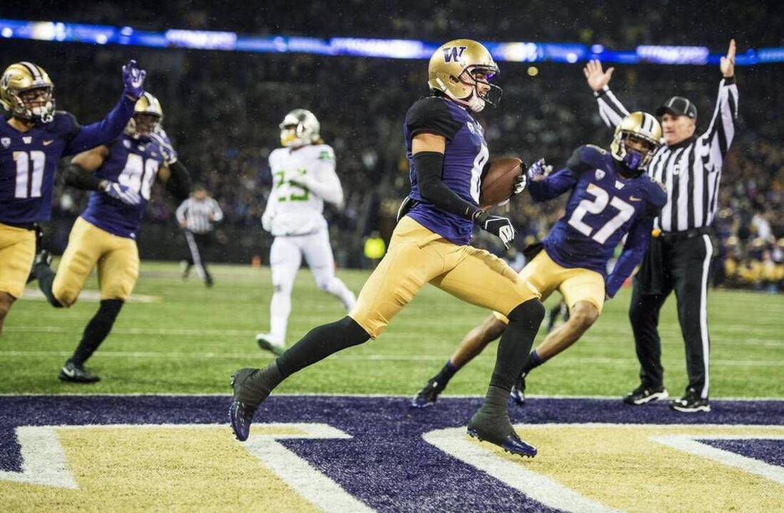 Dante Pettis makes history in win over Oregon