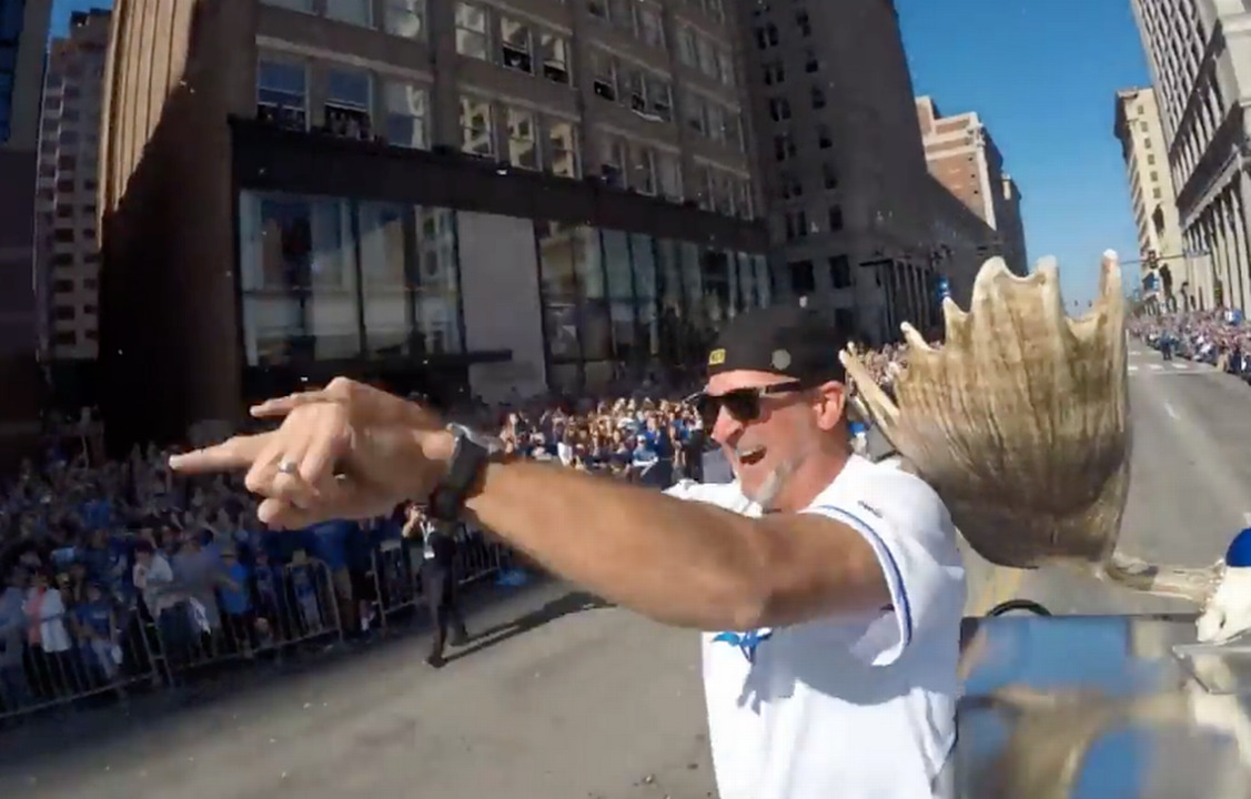 Ride along in the KC Royals World Series Parade in 60 seconds