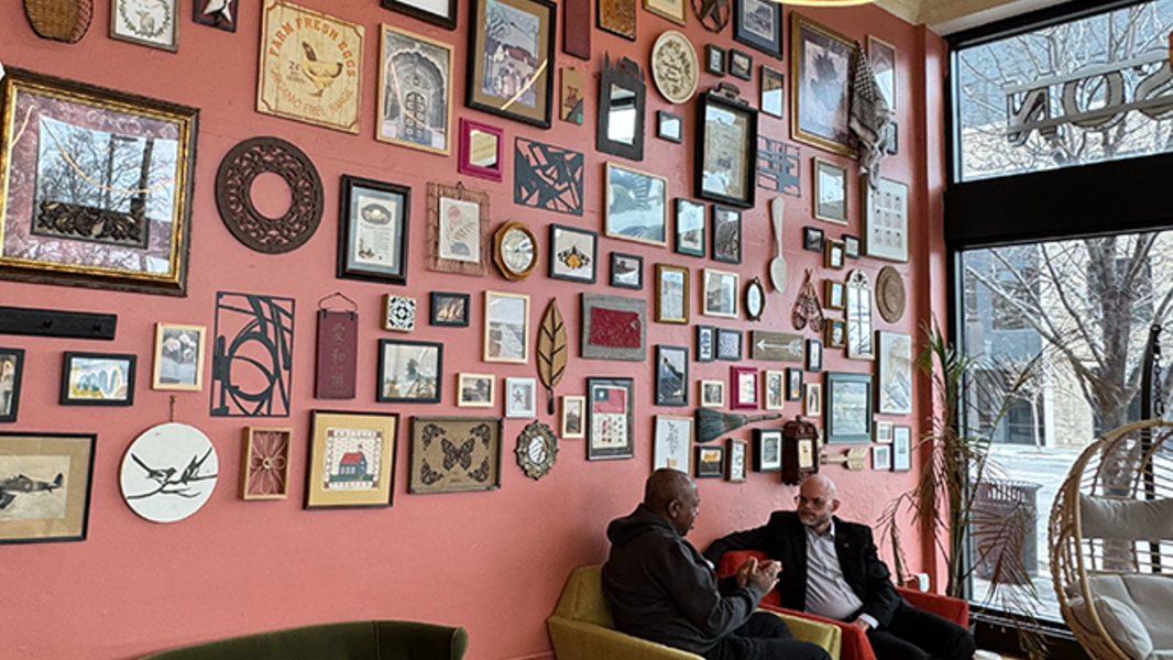 What’s the status of the new cafe at Douglas and Emporia?