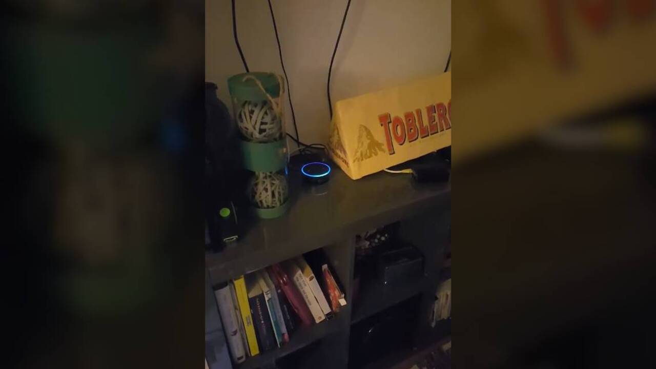 Amazon Alexa owner records video of device's 'creepy' laugh