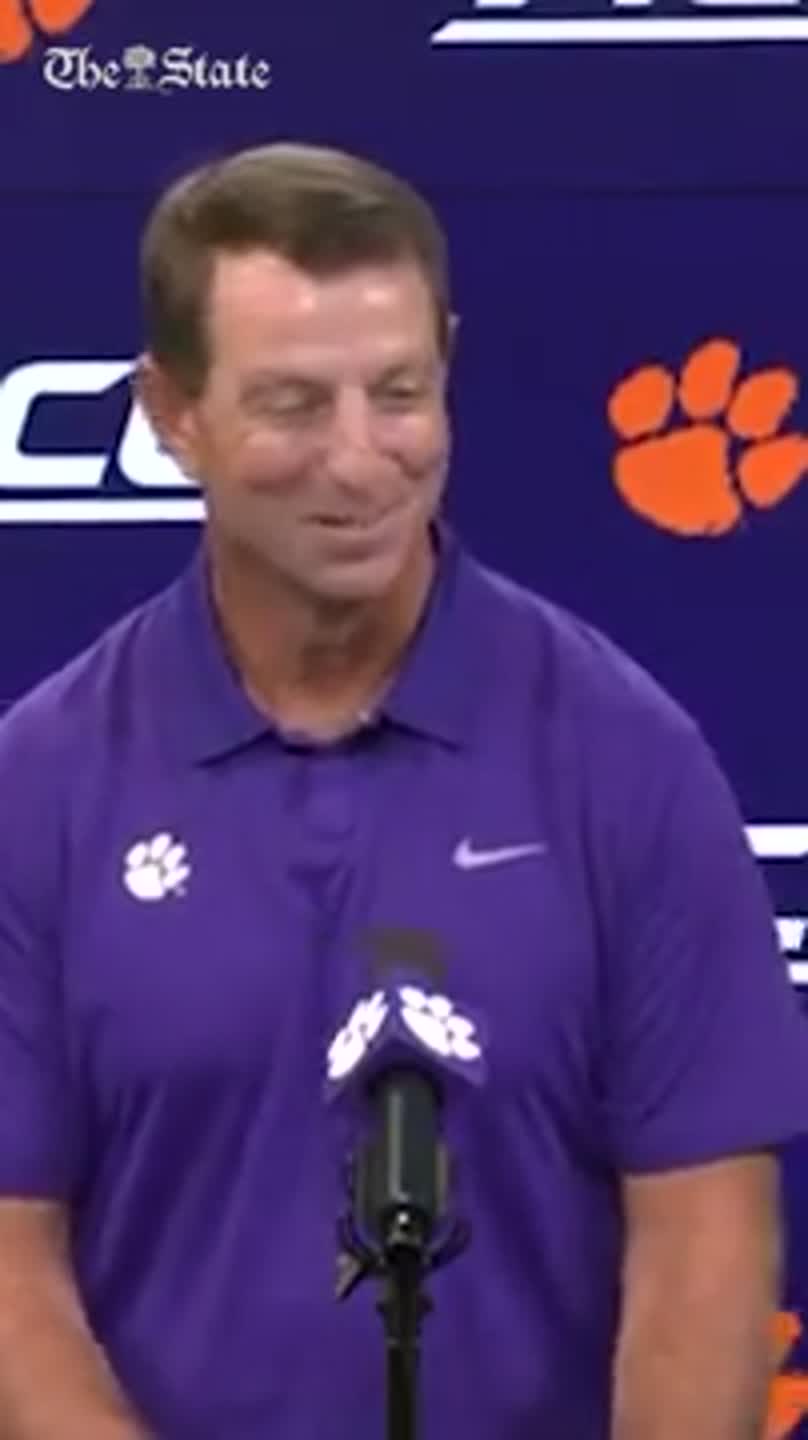 Dabo Swinney asked about roster regrets. Here is what he said