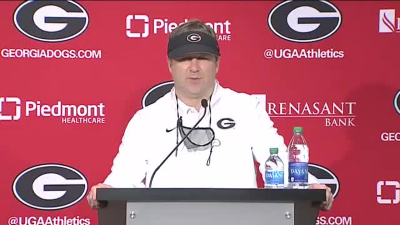 What Kirby Smart said about progression to JT Daniels at QB