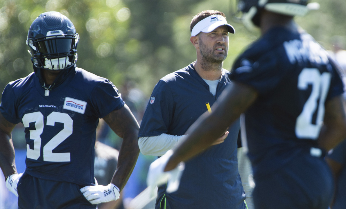 Schottenheimer on Chris Carson: “I’ve not seen him run with this much confidence, this much enthusiasm.”