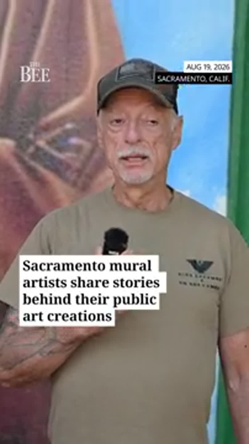 Watch Sacramento mural artists share stories of their public art creations