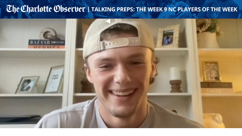 The Week 9 NC players of the week