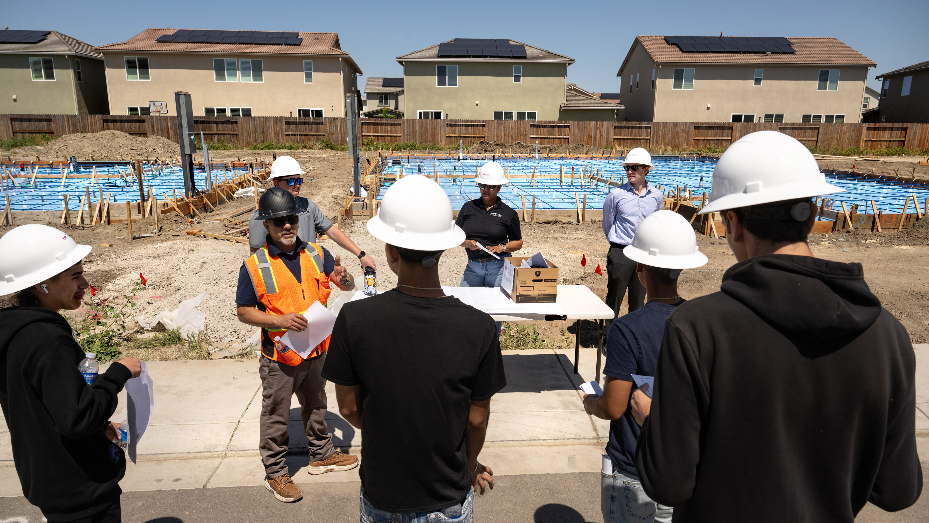 Modesto students learn about careers in home construction