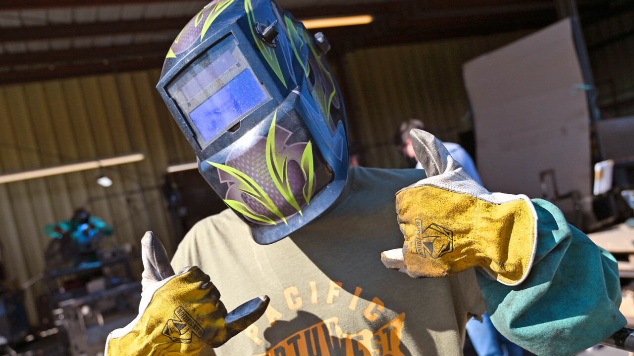 Watch how Career Nexus helped a local teenager become a welder through the services it offers
