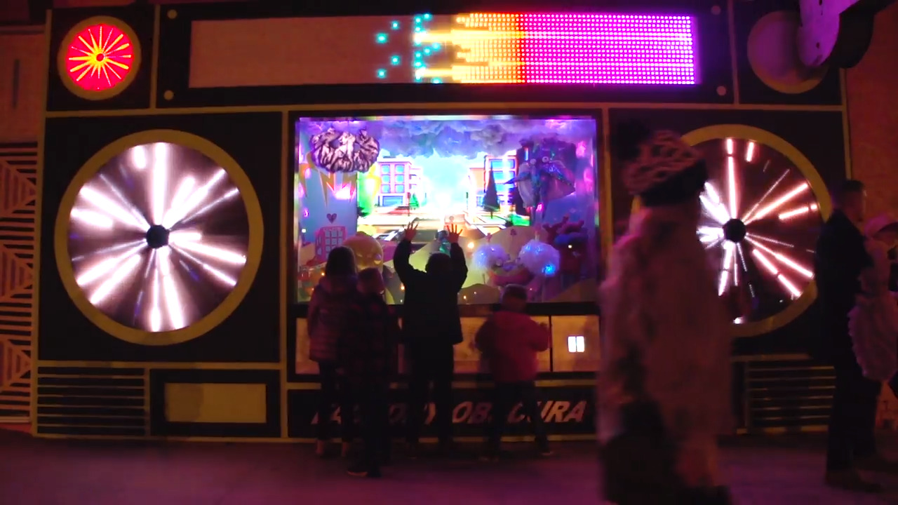 At this trippy art gallery, you enter from the lobby through a giant ear