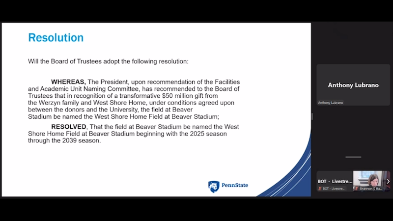 Penn State trustee pushes to name Beaver Stadium field after Joe Paterno