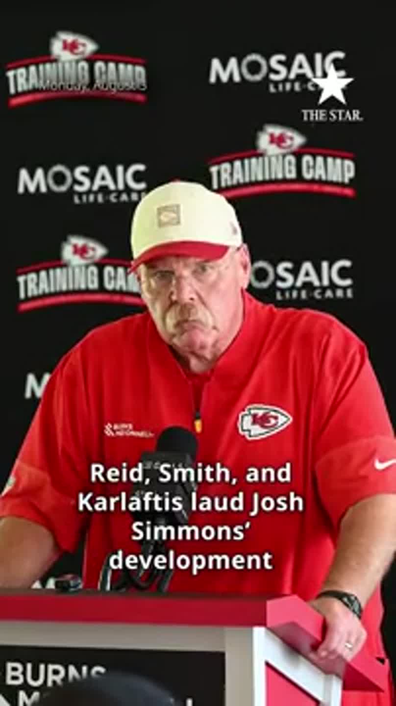 'Strong as an ox': How Chiefs' Josh Simmons is developing