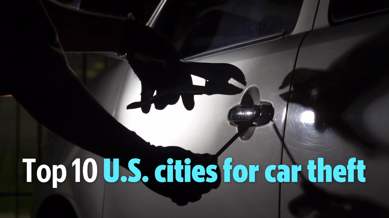 See the top 10 U.S. cities for car theft: California claims half