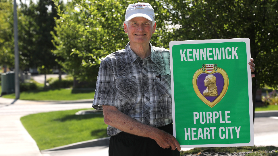 Local Marine veteran spearheads Purple Heart initiative