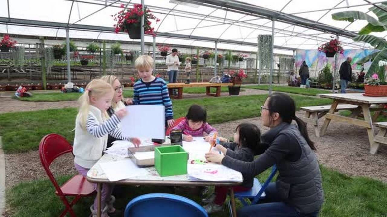 Edwards Greenhouse pops a little color into winter: Check out the indoor park