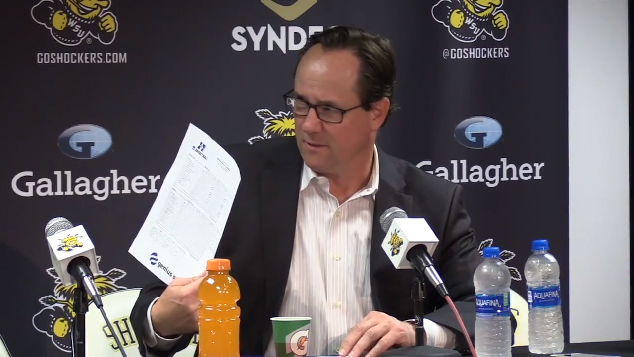 Gregg Marshall hated Wichita State’s stat sheet. The size of the font, that is