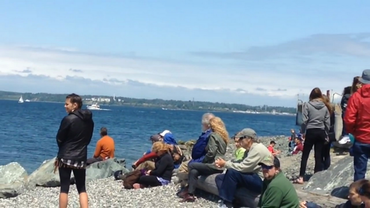 Video: Ski To Sea 2015 kayak leg on Bellingham Bay