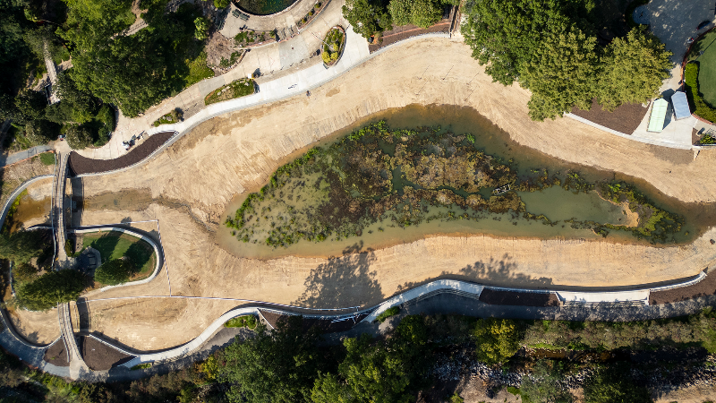 Restoring the lake at Raleigh's Pullen Park